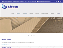 Tablet Screenshot of ceramicasaoluiz.com.br